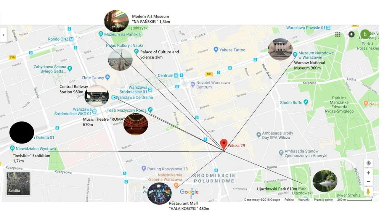 Appartamento Warsaw Concierge Wilcza Gallery Polonia